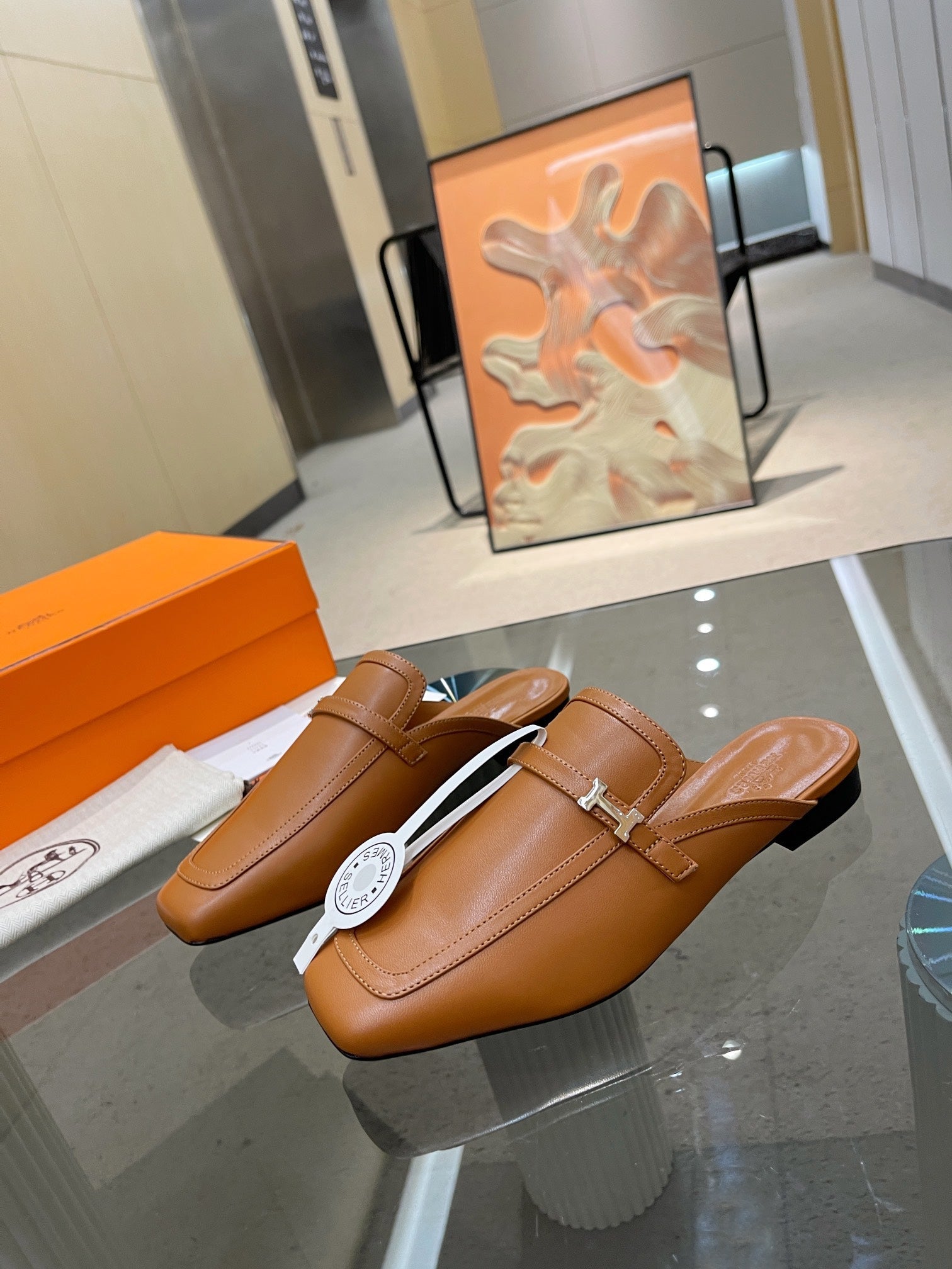 GROUPIE MULE TAWNY LAMBSKIN、mysite、Cacoeks