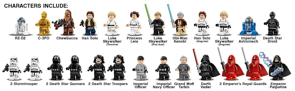 lego death star, darth vader, star wars toys, lego star wars minifigures