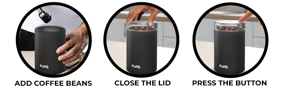 Kaffe Coffee Grinders Easy to Use