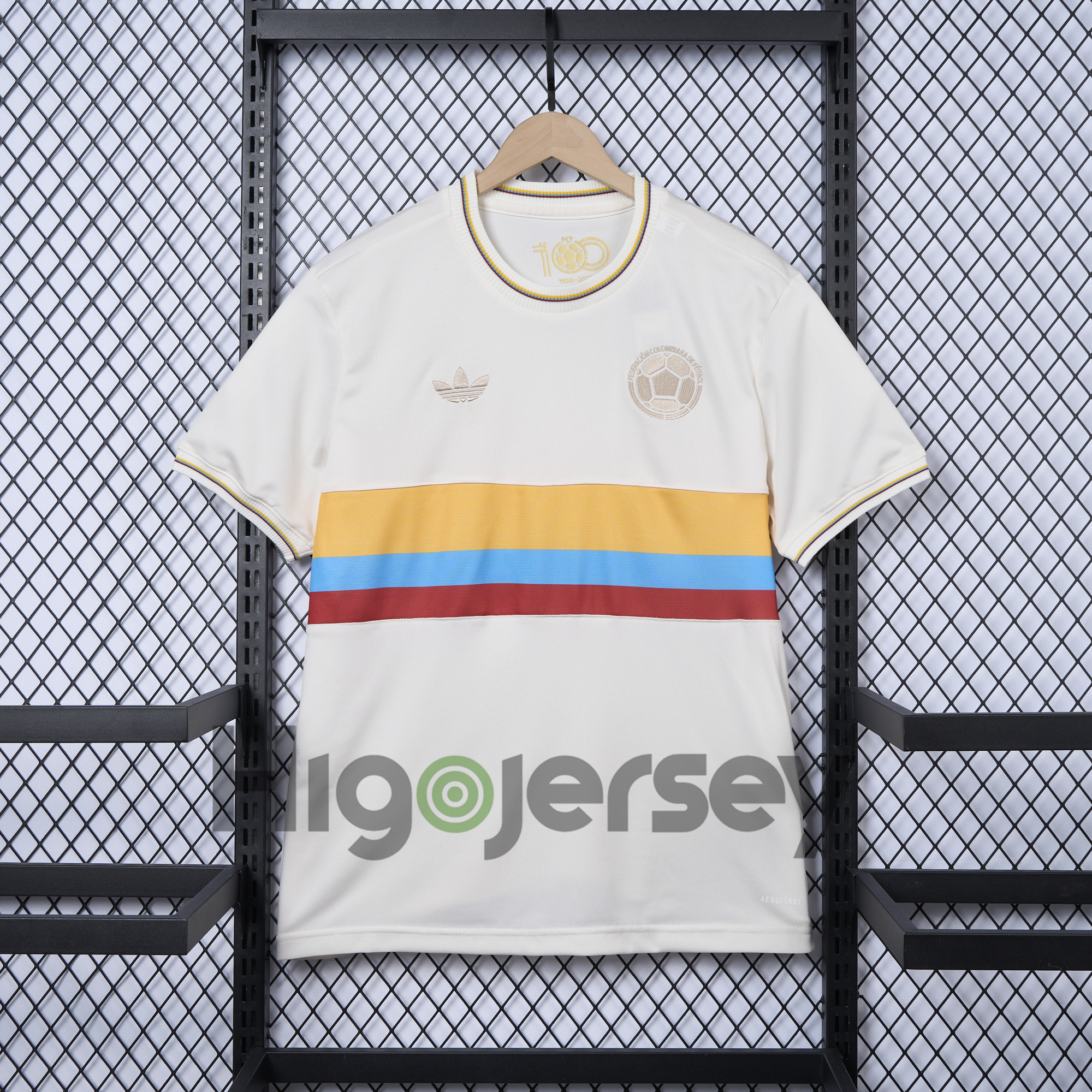 Higojerseys-Colombia 2024 100th Anniversary Jersey - Fans Version