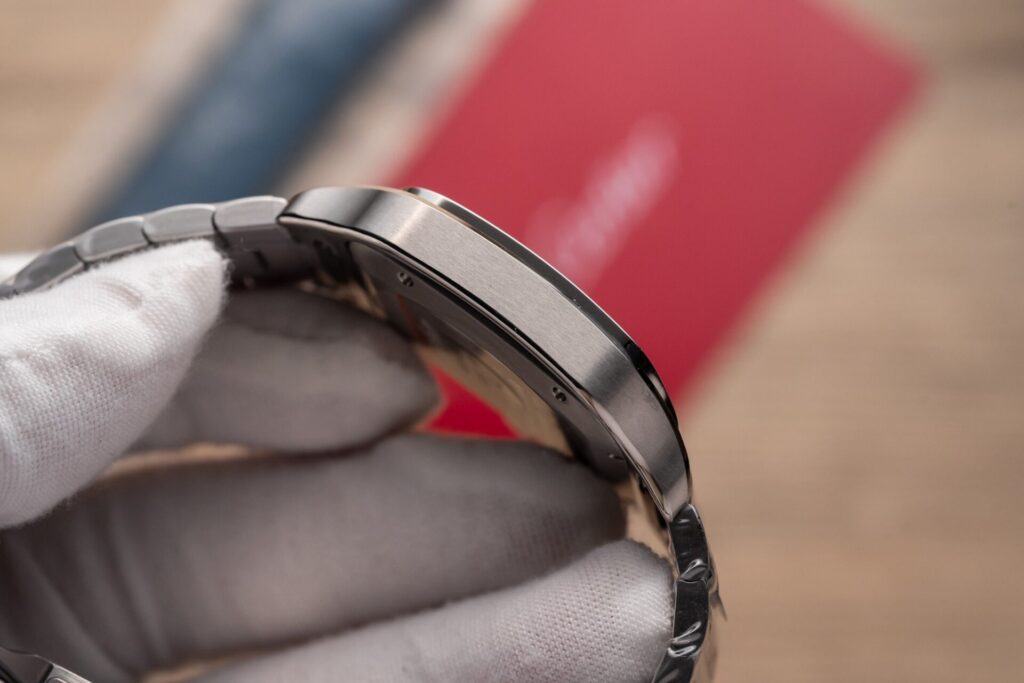 Đồng Hồ Cartier Santos de Cartier WSSA0013 Rep 11 Blue Dial BV 39 (9)