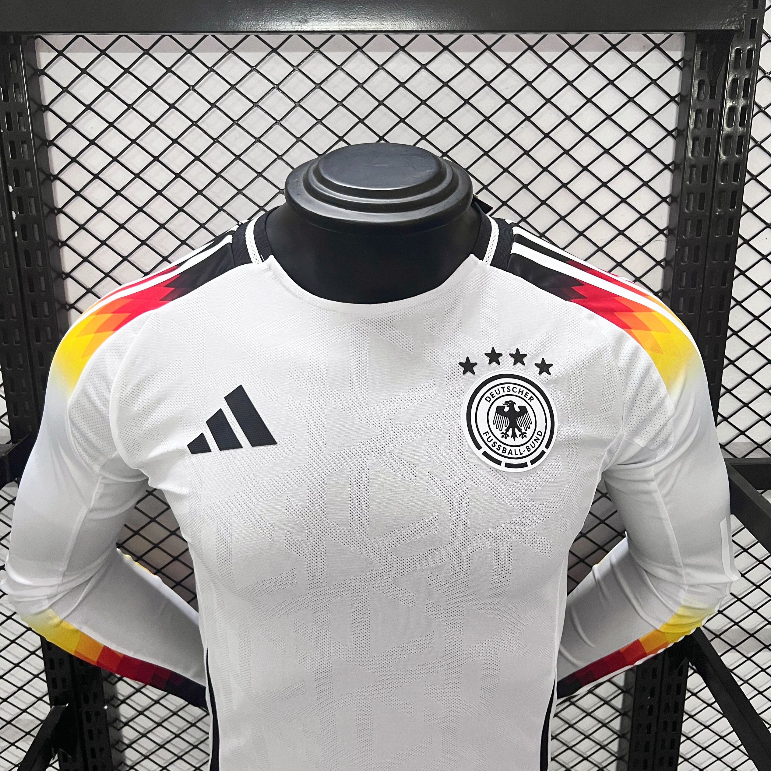 GlobeJersey-Germany 2024 Home Long Sleeve Jersey - Player Version