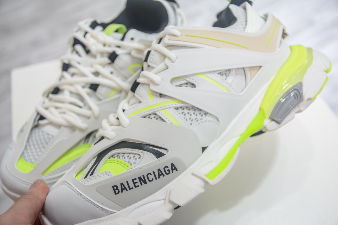 Balenciaga Track Worn Out In White Fluo Yellow (Women’s)、mysite、Cacoeks