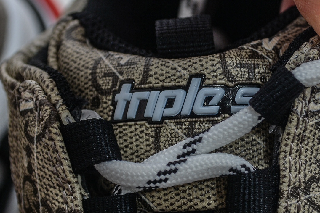 Balenciaga Triple S Sneaker x Gucci in Brown Red、mysite、Cacoeks