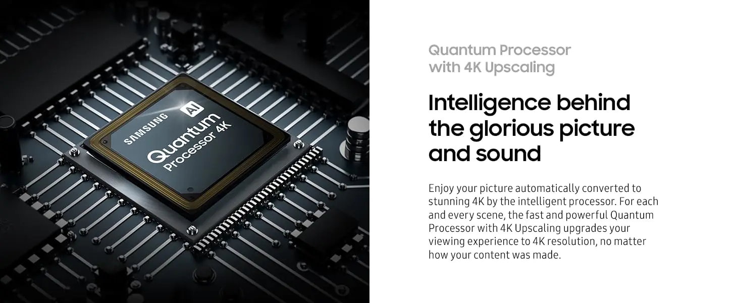 Quantum Processor with 4K Upscaling