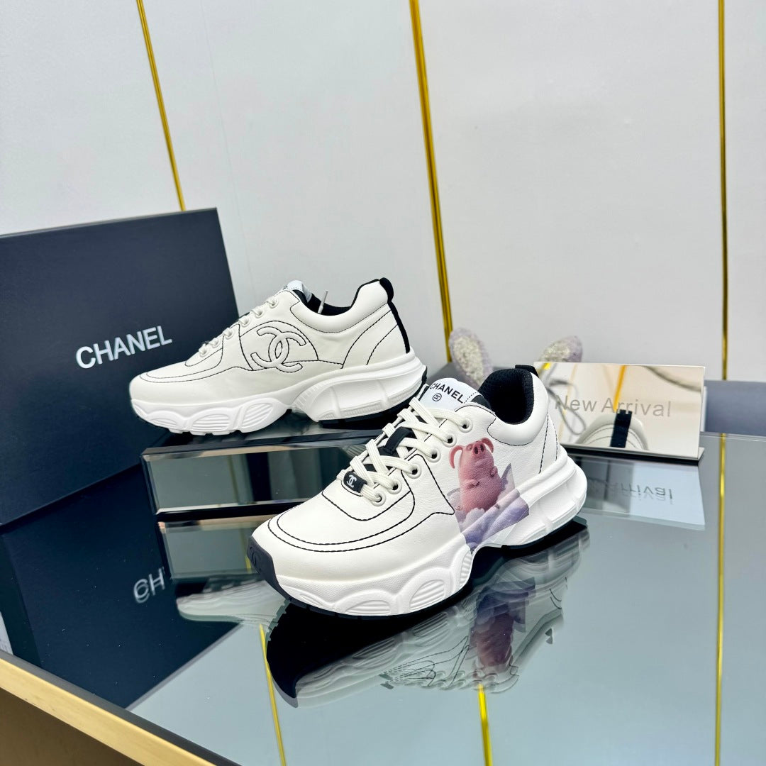 TRAINERS SNEAKER IN WHITE CALFSKIN WITH STICKER 238627、mysite、Cacoeks