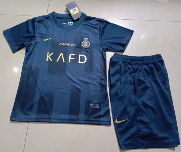 23/24 Al-Nassr Away Football Shirt Kids Size Suit-mysite Custom Football Kit- Nextkits