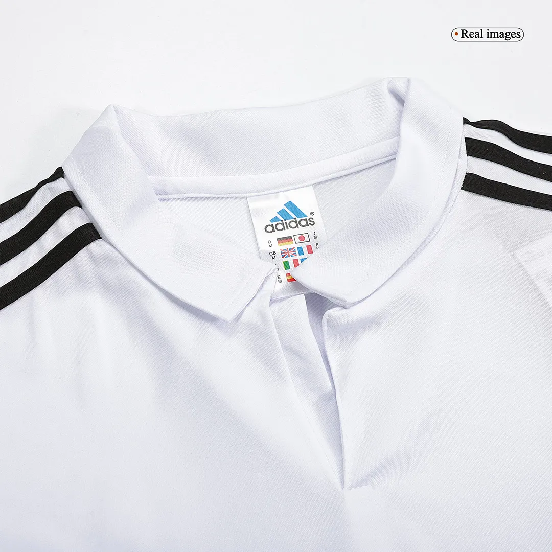 02-03 Real Madrid home soccer jersey-Retro version: Ajax 24-25 Home Stadium Jersey - Fans Version mysite: Adidas luxuryfootballshirts.com: https://www.luxuryfootballshirts.com/