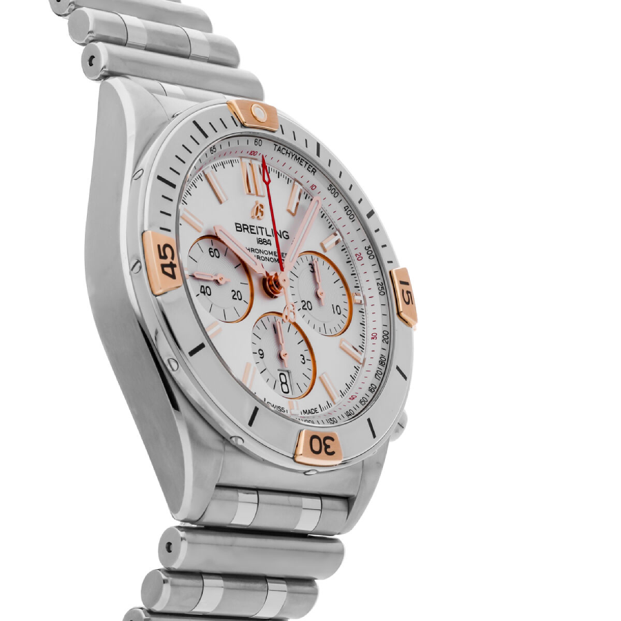 Breitling White Dial Silver Replica3