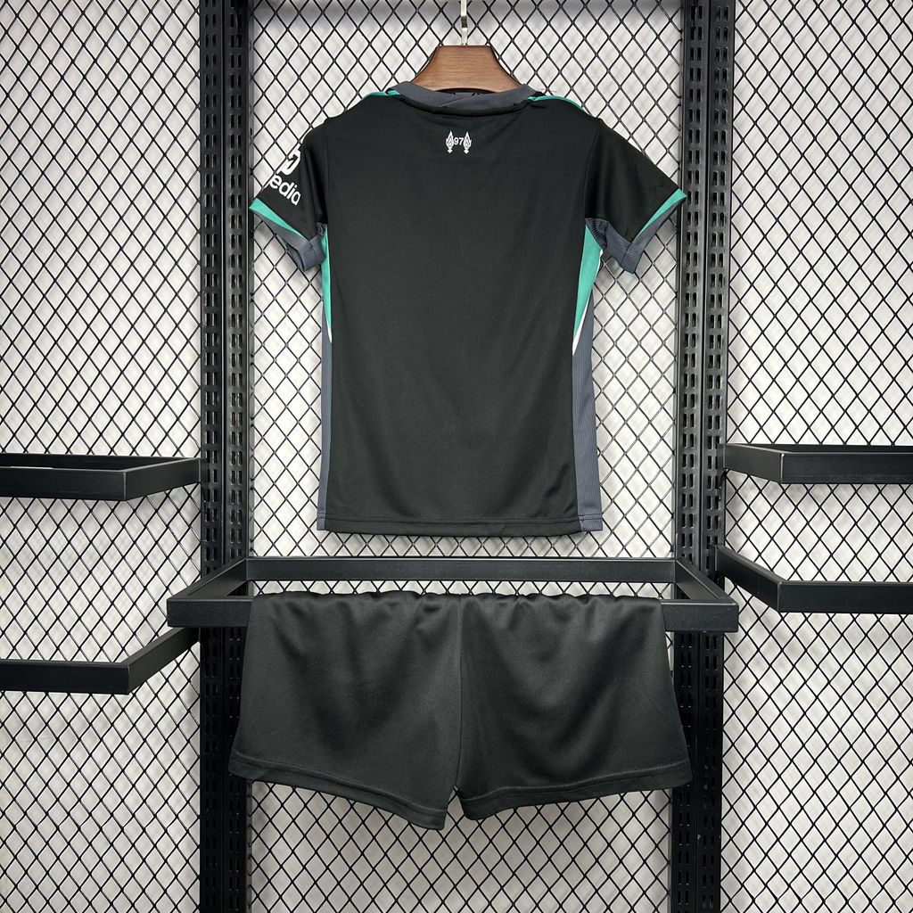 Higojerseys-Liver.pool 24-25 Away Kids Kit
