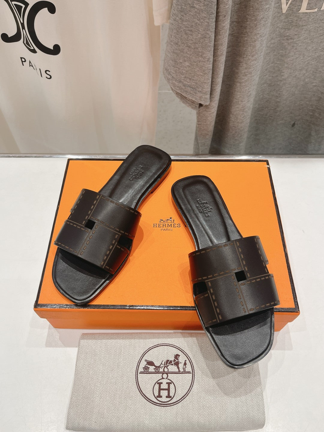 Idioma Sandal Black Calfskin、mysite、Cacoeks
