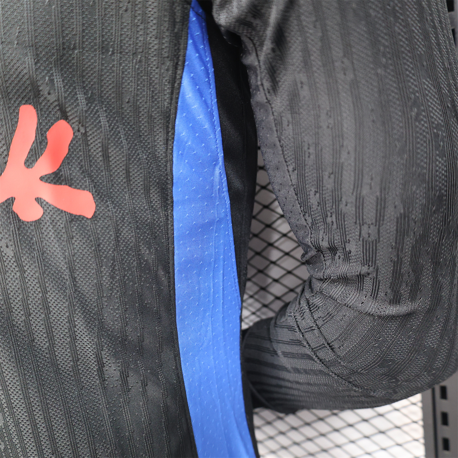 UltraTrikot-Barcelona x Travis Scott 24-25 Away Black Long Sleeves Jersey - Player Version