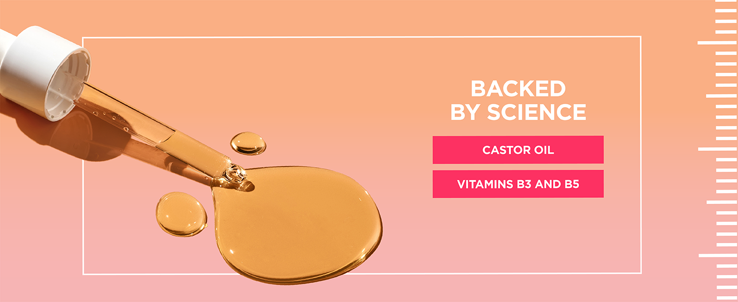 Backed by science: castor oil, vitamin B3 and B5