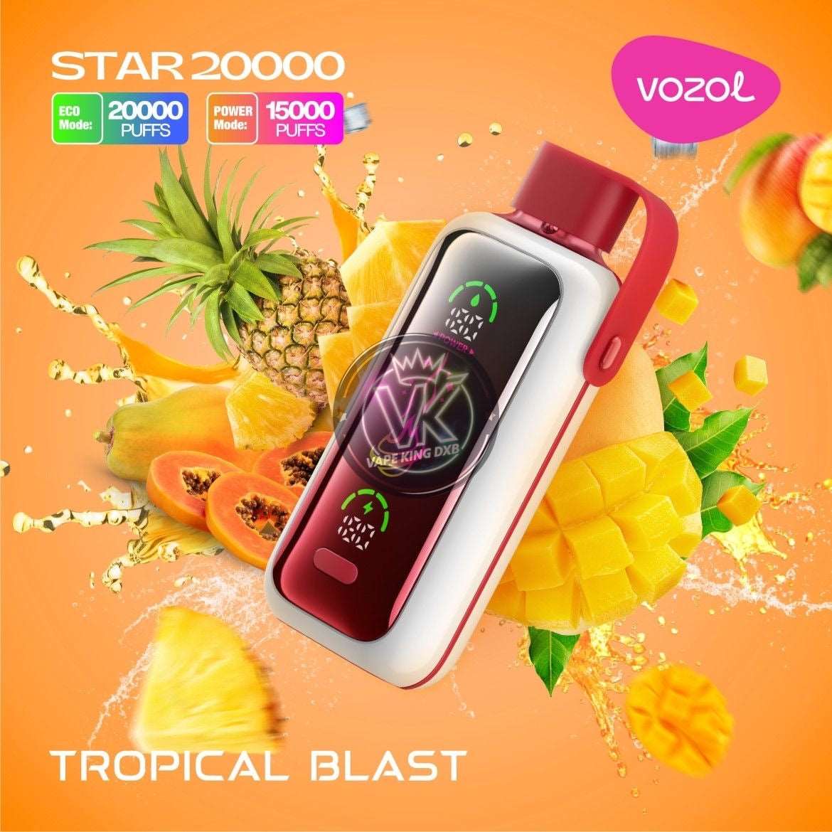  Vozol Star 20000 Puffs 5% Nicotine Disposable Vape - Dual Power Mode  vpae005 vapeing vape