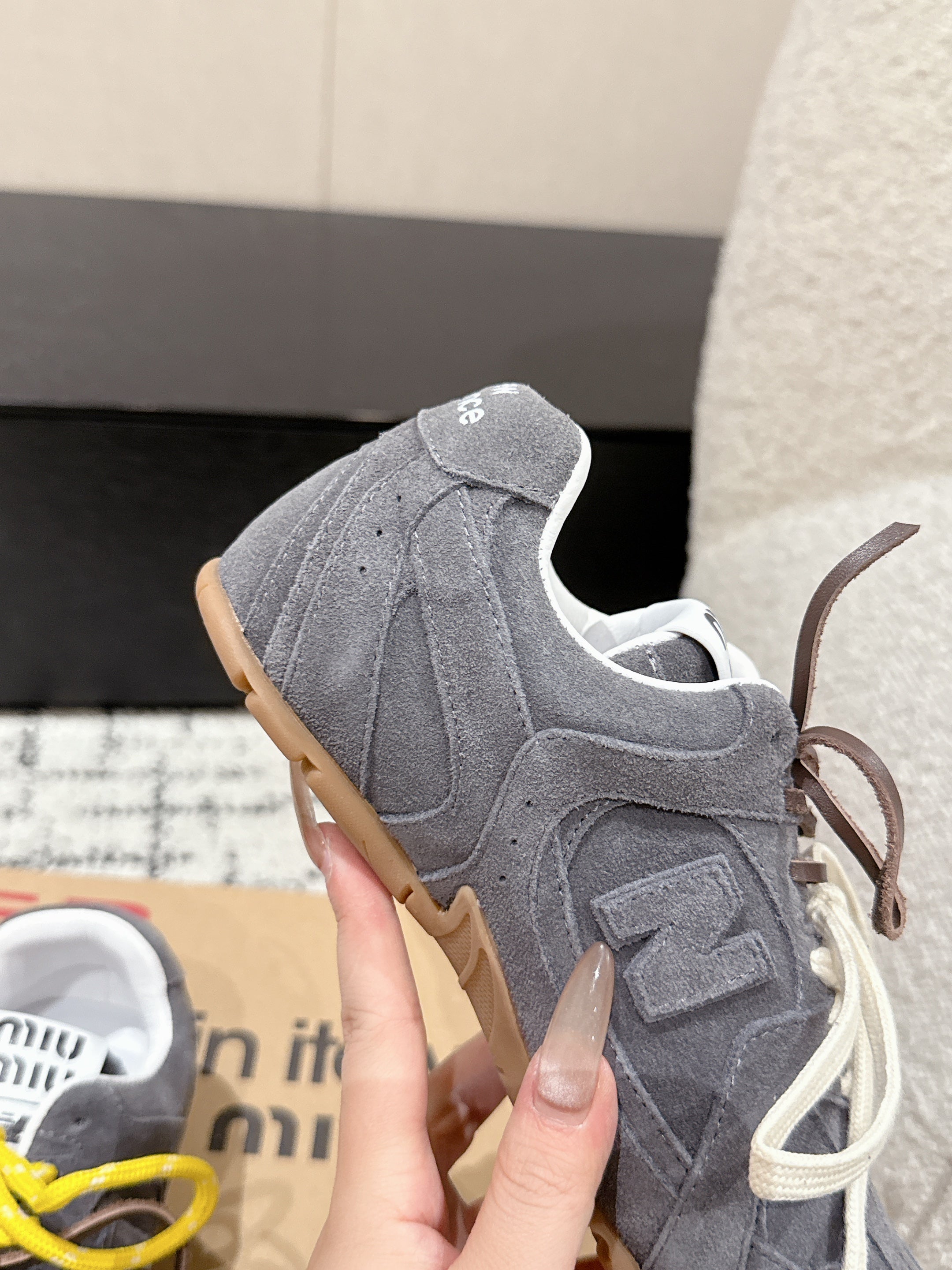 MM x NB SNEAKER IN GREY SUEDE、mysite、Cacoeks