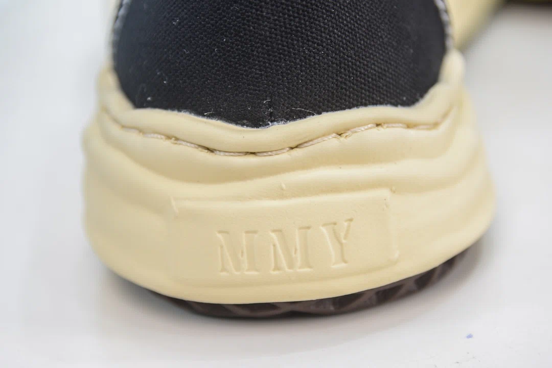 Maison Mihara Yasuhiro Baker Vintage-Like OG Sole Canvas Low-top Sneaker Black、mysite、Cacoeks