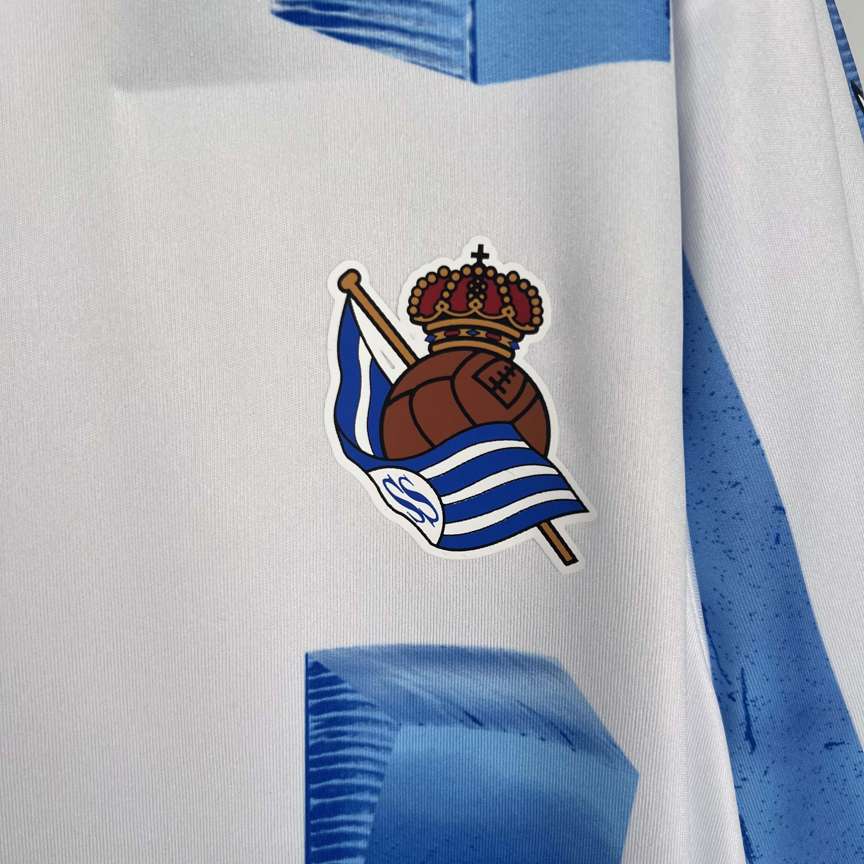 2023/2024 Real Sociedad Home Football Shirt:football jersey mysite: unitedjerseyfootball 邓江浪:football