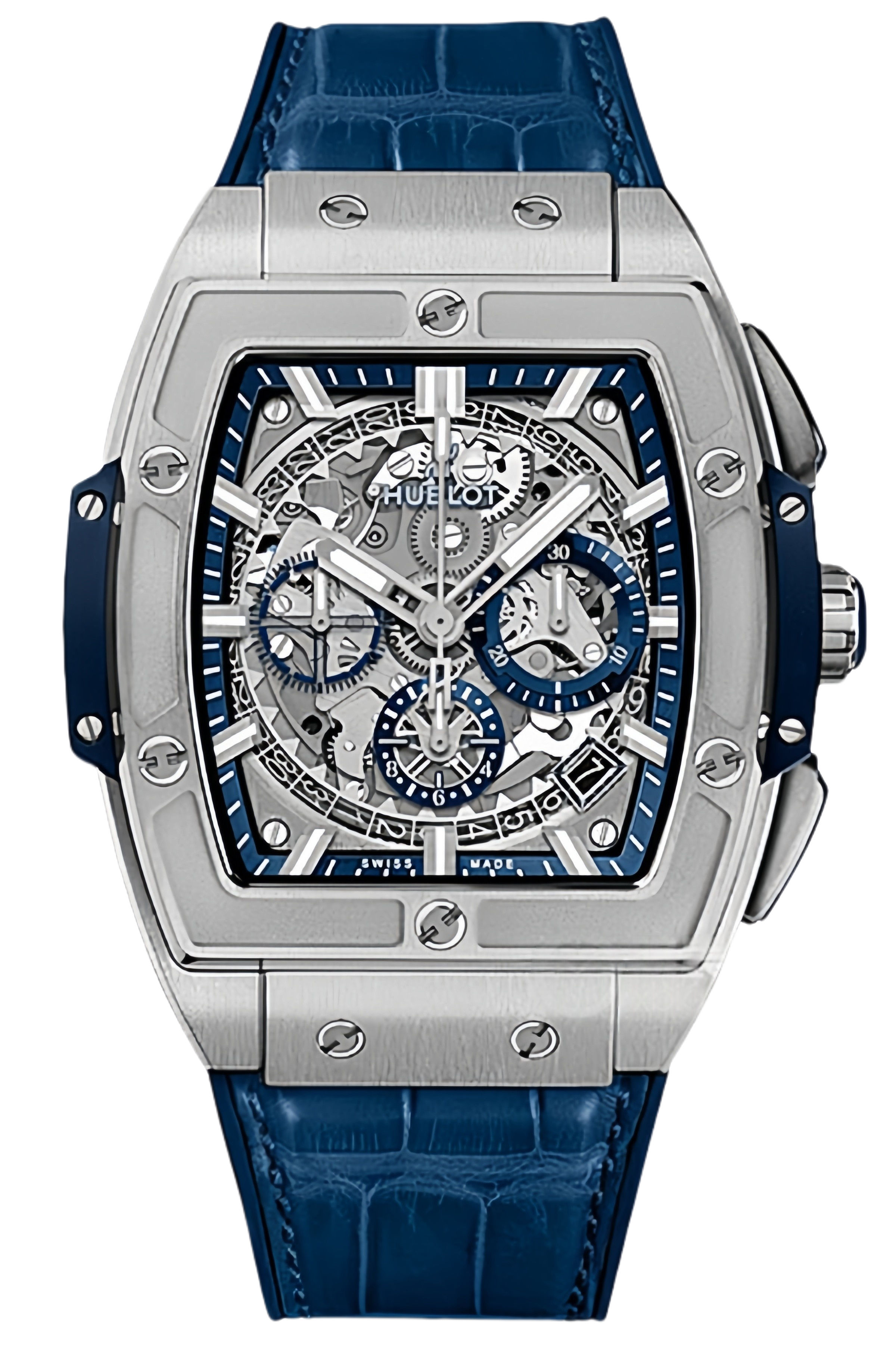 Hublot Spirit of Big Bang Ref. 641.NX.7170.LR Super Clone Watch – Titanium Skeleton Dial Rubber Strap Fake Replica