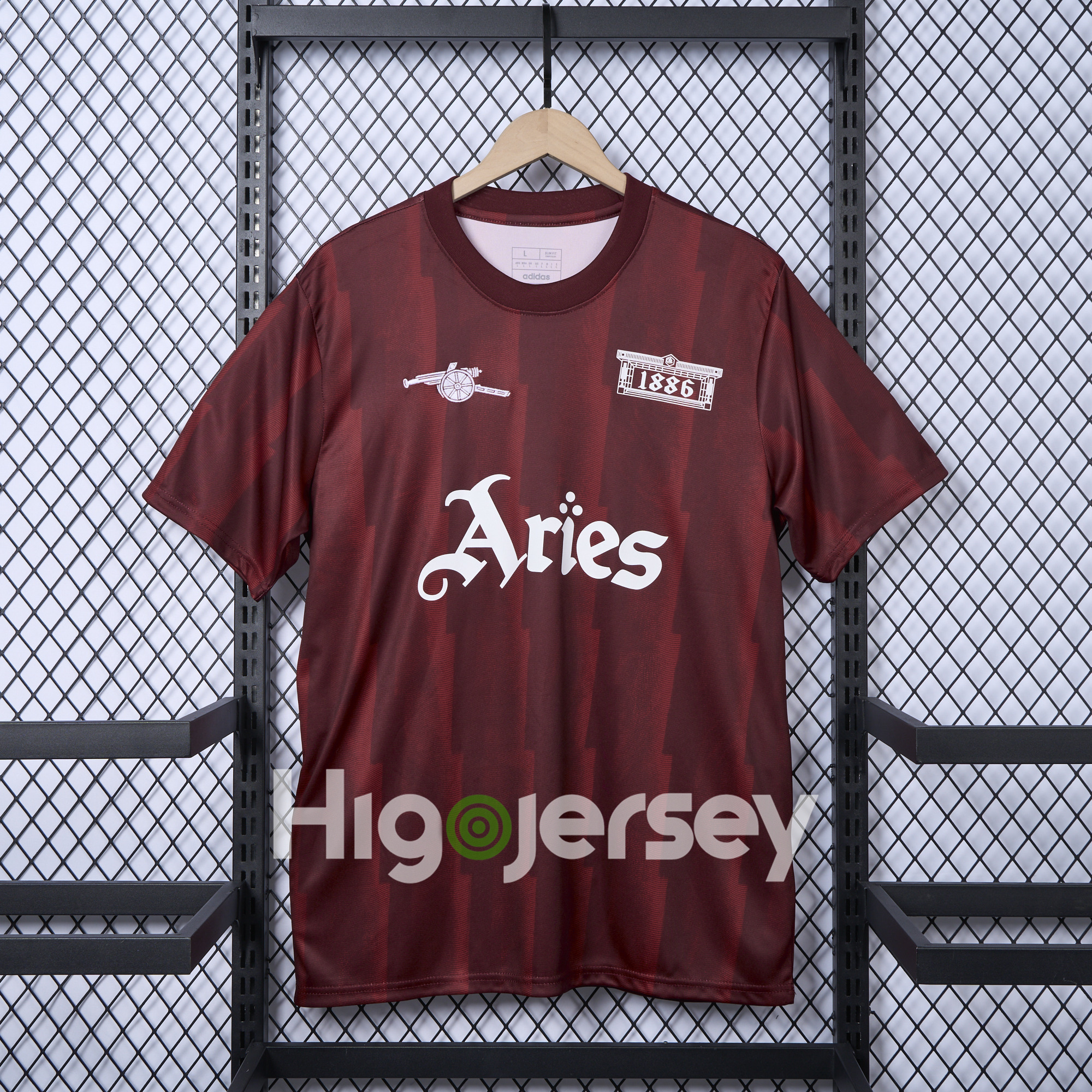 Higojerseys-Arsenal x Aries 24-25 Vintage Red T-shirts