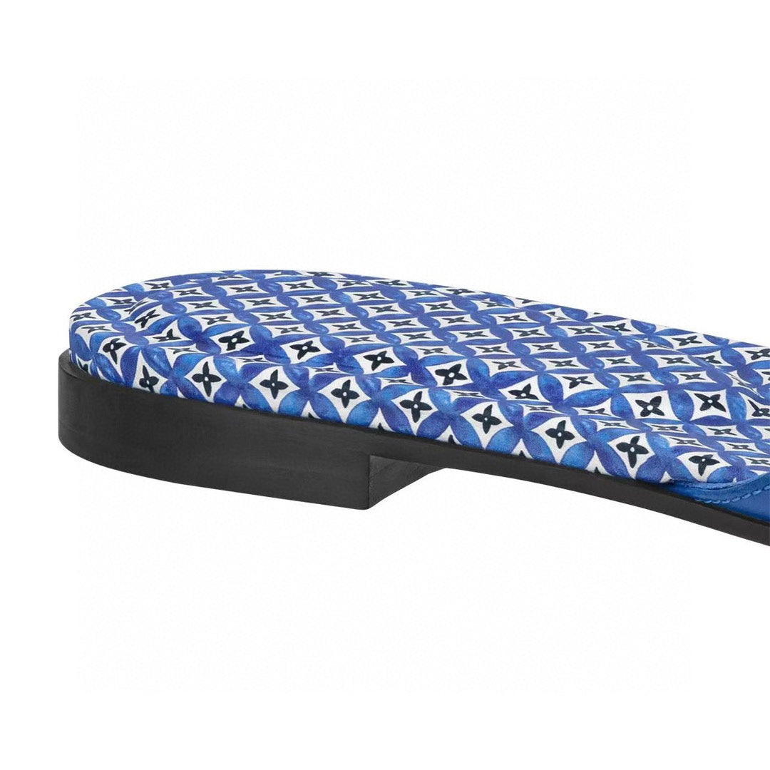 LV WOMEN ISOLA FLAT MULE IN COBALT BLUE SHEEPSKIN、mysite、Cacoeks