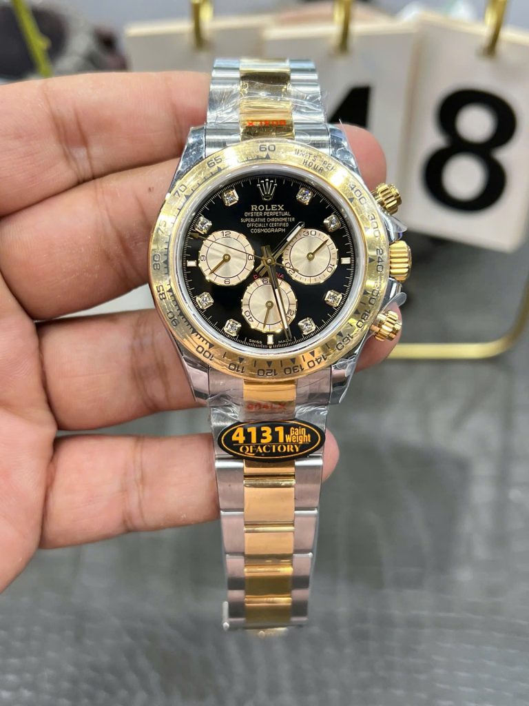 Đồng Hồ Rolex Cosmograph Daytona 126503 Chế Tác Mặt Đen Máy Cơ Thụy Sỹ Xưởng QF 40mm (2)