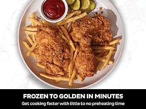 frozen to golden in minutes