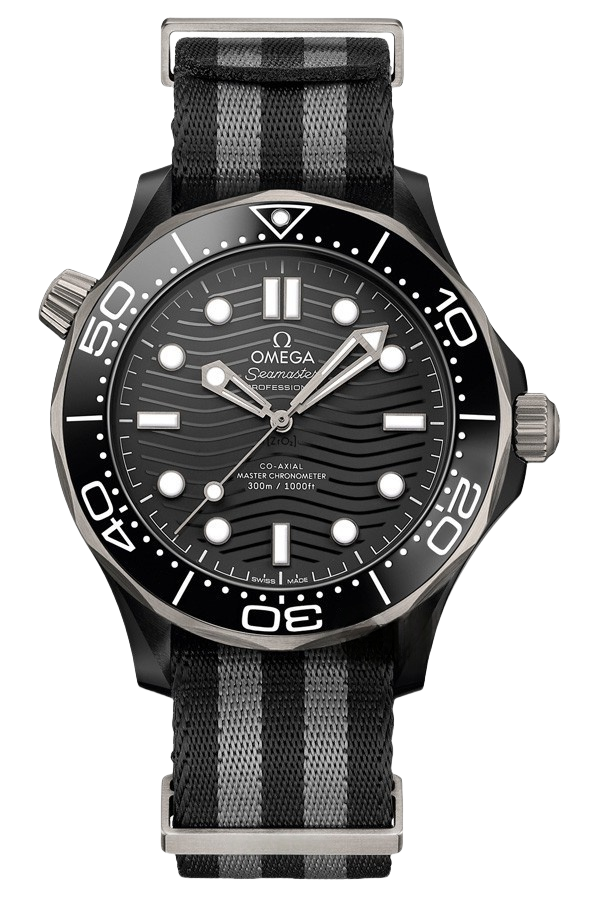 Omega Seamaster Ref. 210.92.44.20.01.002 Super Clone Watch – Black Dial Black Ceramic Case Fake Replica