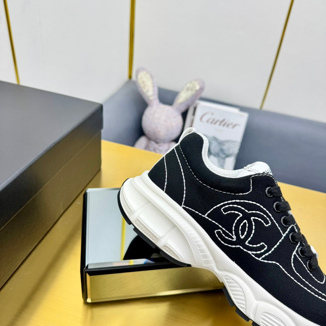 SNEAKER IN BLACK MIX WHITE BREATHABLE FABRIC、mysite、Cacoeks