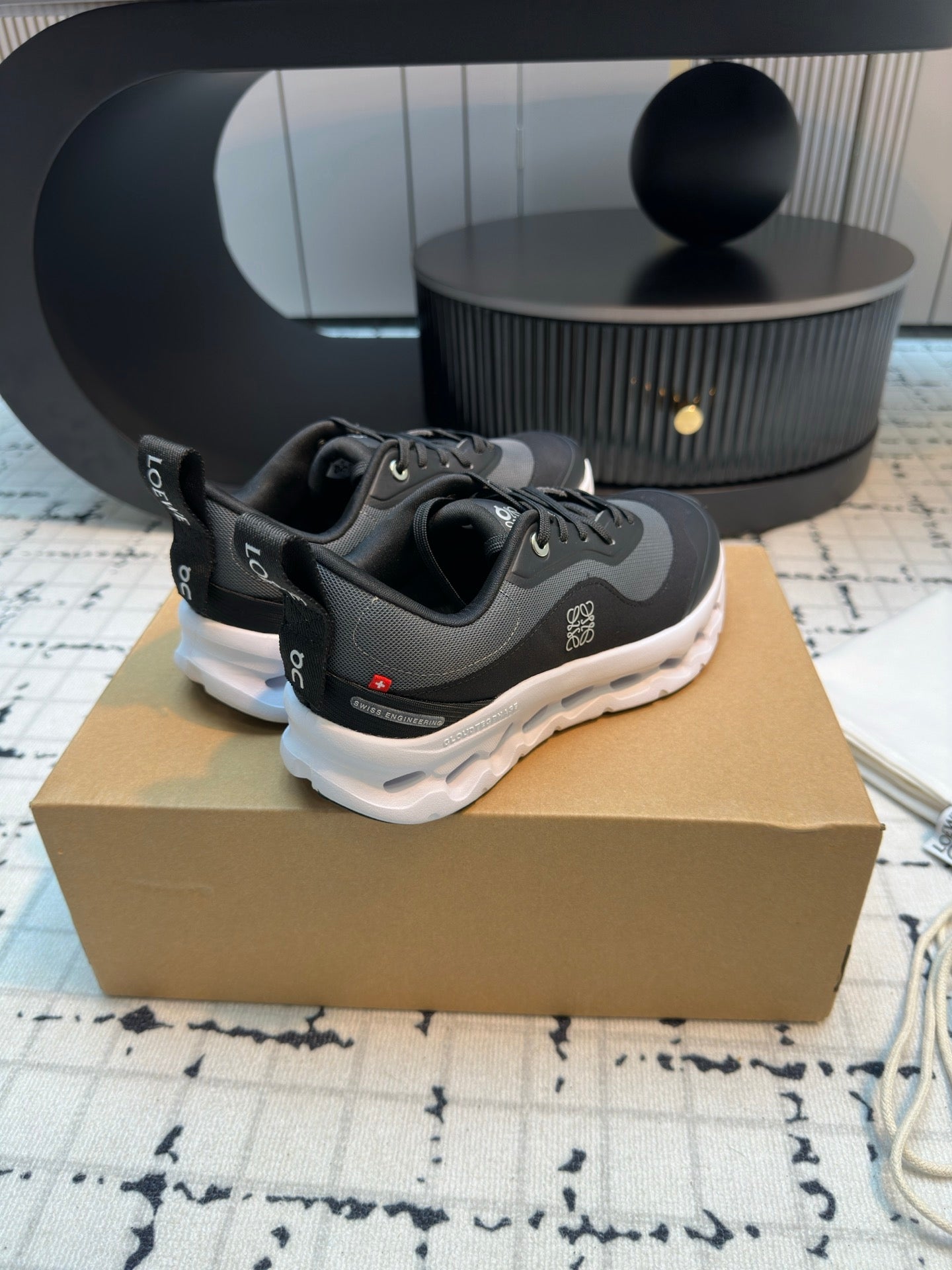 LW CLOUDTILT 2.0 SNEAKER BLACK POLYESTER、mysite、Cacoeks