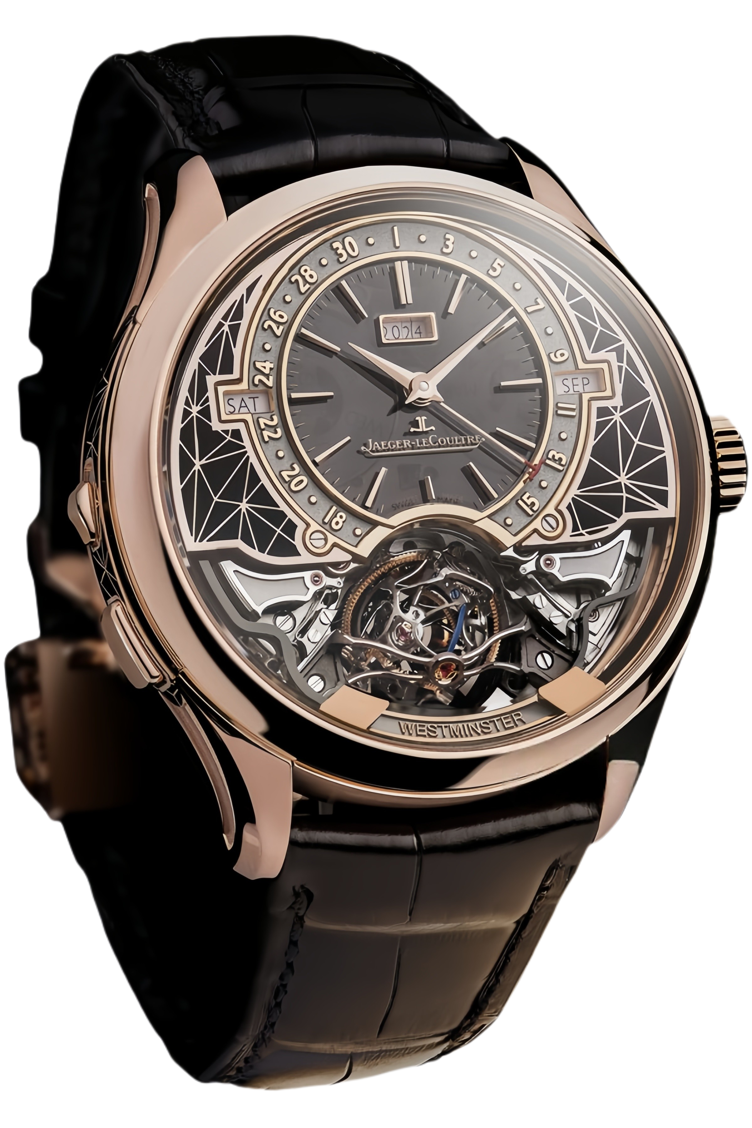 Jaeger-LeCoultre Master Hybris Artistica Calibre Ref. Q5252470 Super Clone Watch – White Dial Rose Gold Case Fake Replica