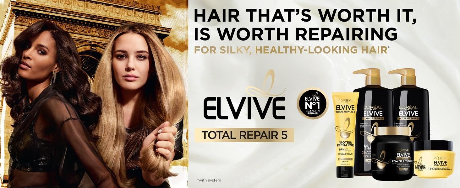 Total Repair 5 models using shampoo and conditioner