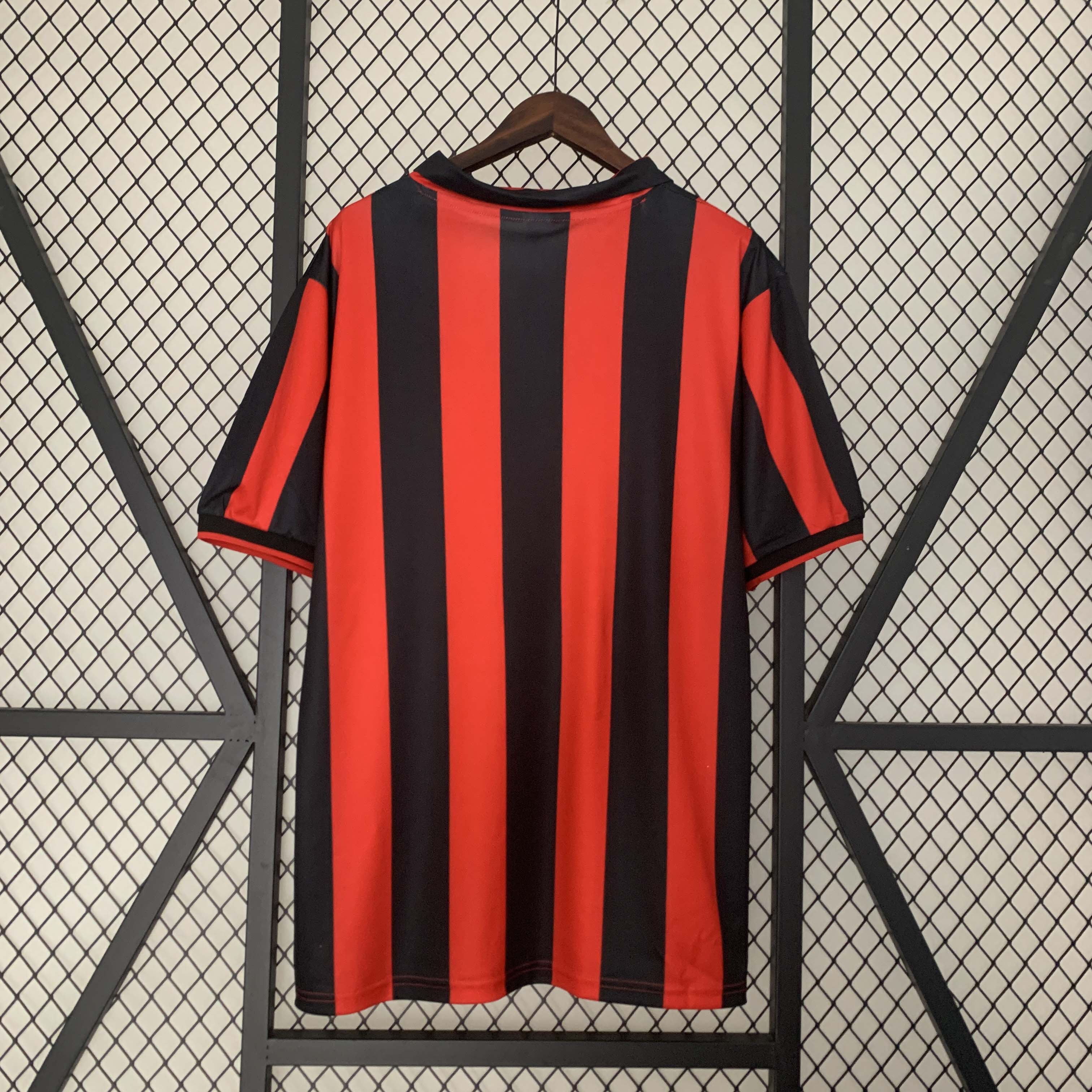 1990/1991 Retro AC Milan Home Football Shirt 1:1 Thai Quality:football jersey mysite: unitedjerseyfootball 邓江浪:football