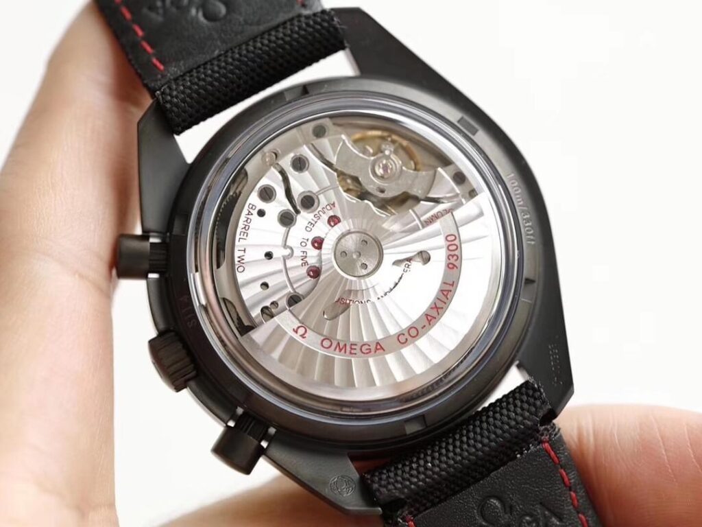 Đồng Hồ Omega Speedmaster Replica 11 Màu Đen Vỏ Gốm OM 44mm (1)