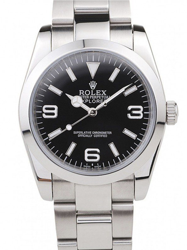 Replica Rolex Explorer 36mm Black Dial 98087-fasswatch