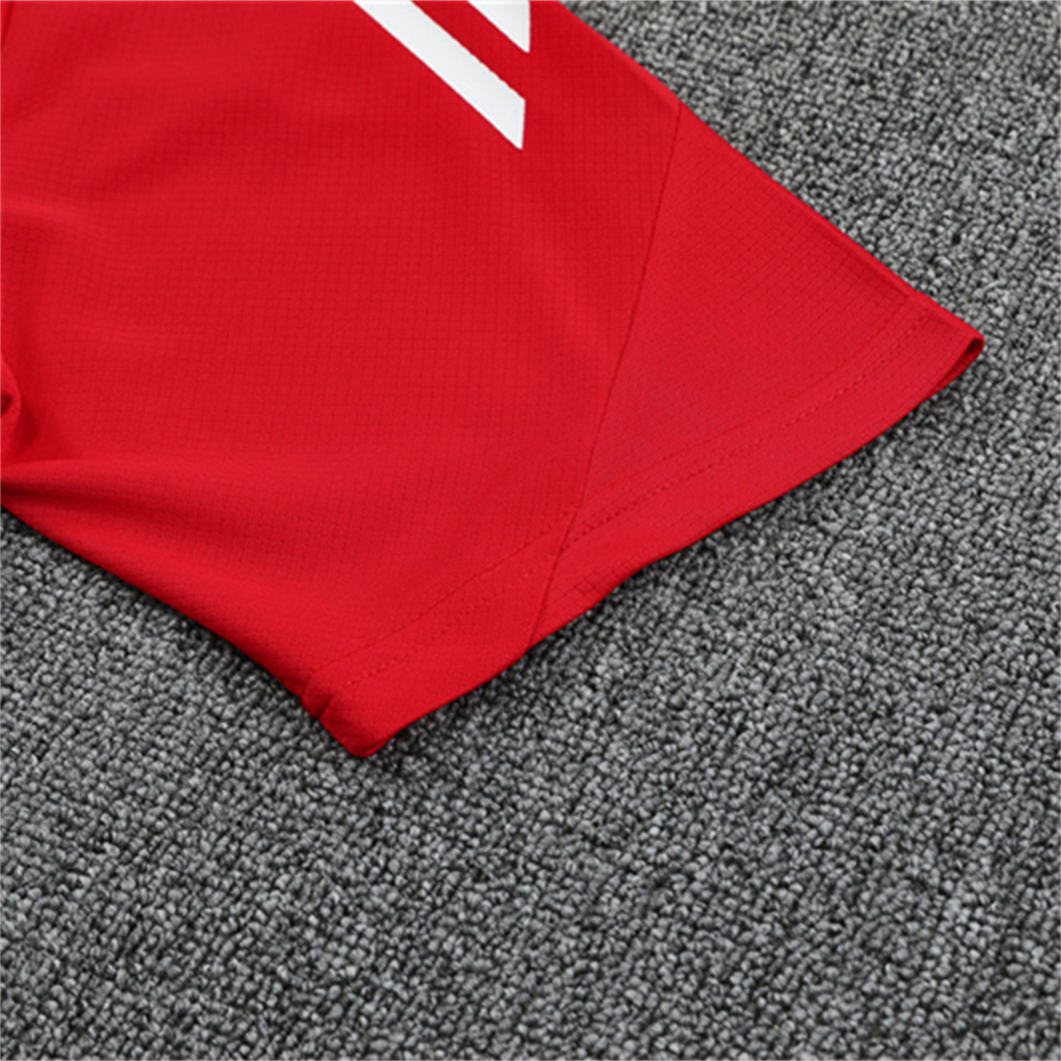 UltraTrikot-Manchester United 25-26 Short-Sleeve Training Set - Red Top & Black Shorts