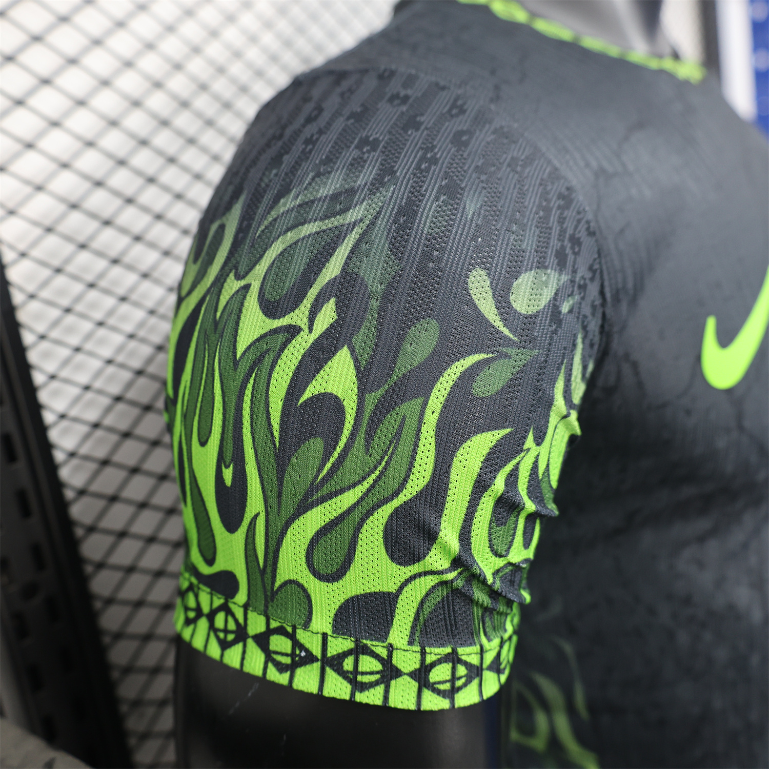 foot-Brazil 2025 Green Fire Black Special Edition Jersey - Player Version