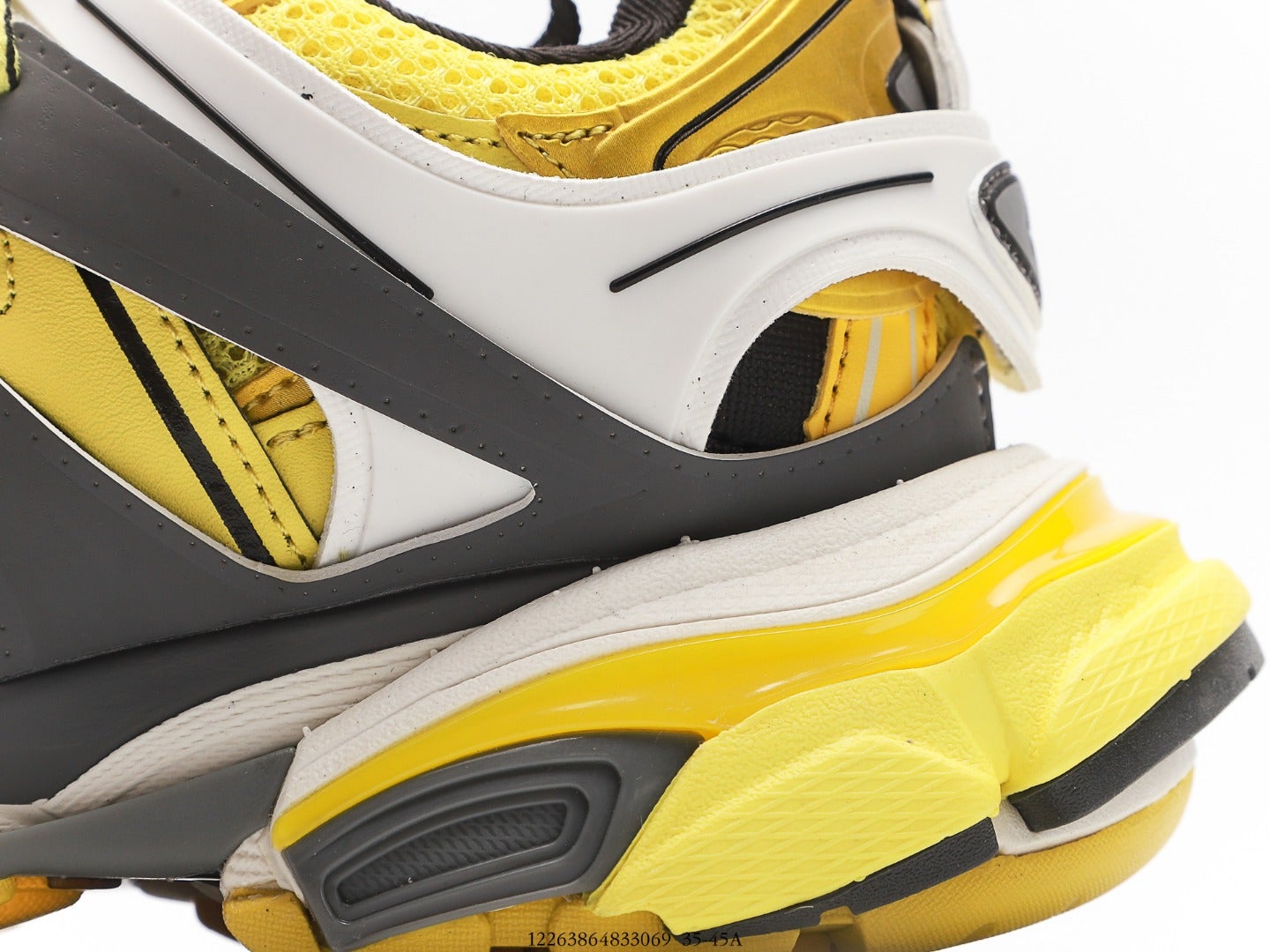 Balenciaga Track Trainer In Grey Yellow、mysite、Cacoeks