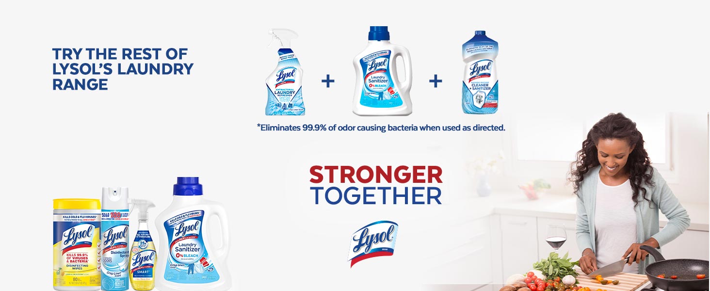 Try the rest of Lysol's laundry range