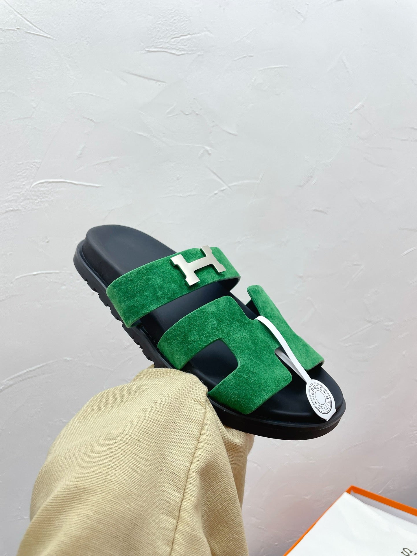 CHYPRE SANDAL OCEAN SUEDE WITH H BUCKLE、mysite、Cacoeks