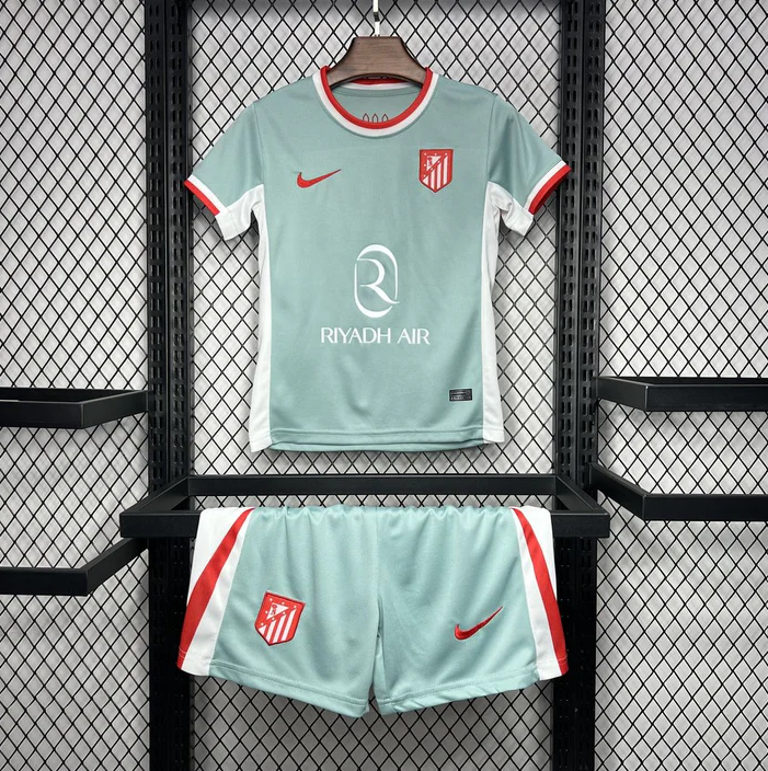 2024/2025 Atletico Madrid Away Soccer Jersey Kids Size Suit-mysite Custom Football Kit- Nextkits
