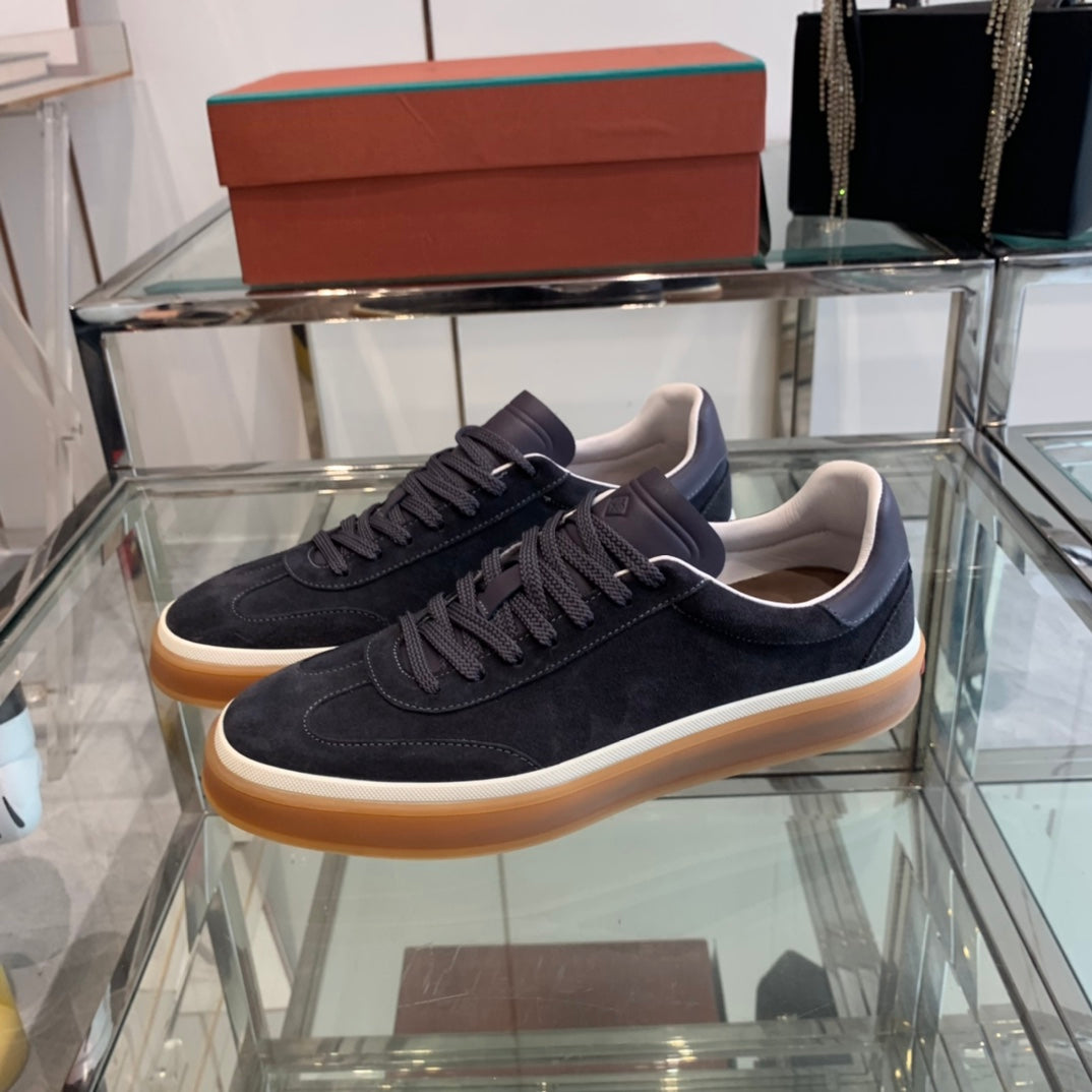 LP TENNIS WALK SNEAKERS CHARCOAL SUEDE、mysite、Cacoeks