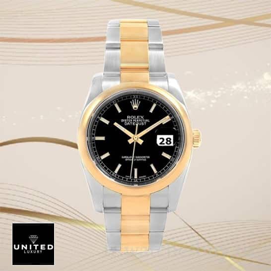 Rolex Datejust 116203 Yellow Gold Bezel Replica