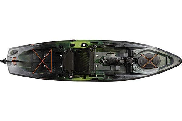 Old Town Topwater 120 PDL Fishing Kayak