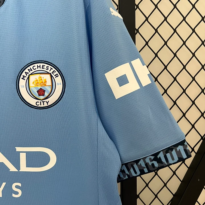 2024/2025 Manchester City Home Football Shirt 1:1 Thai Quality:football jersey mysite: unitedjerseyfootball 邓江浪:football