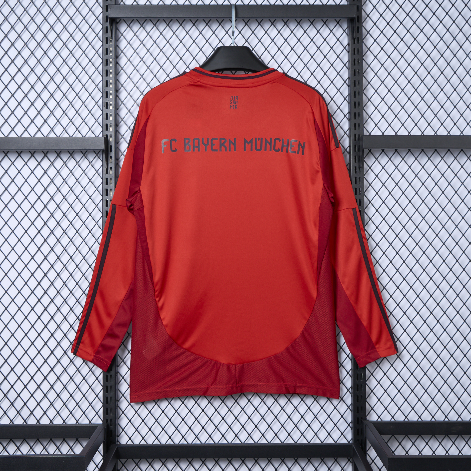 JerseysGala.com | Bayern Munich 24-25 Home Long Sleeve Jersey - Fans Version -Customize Name, Number and Patch | Worldwide Shipping