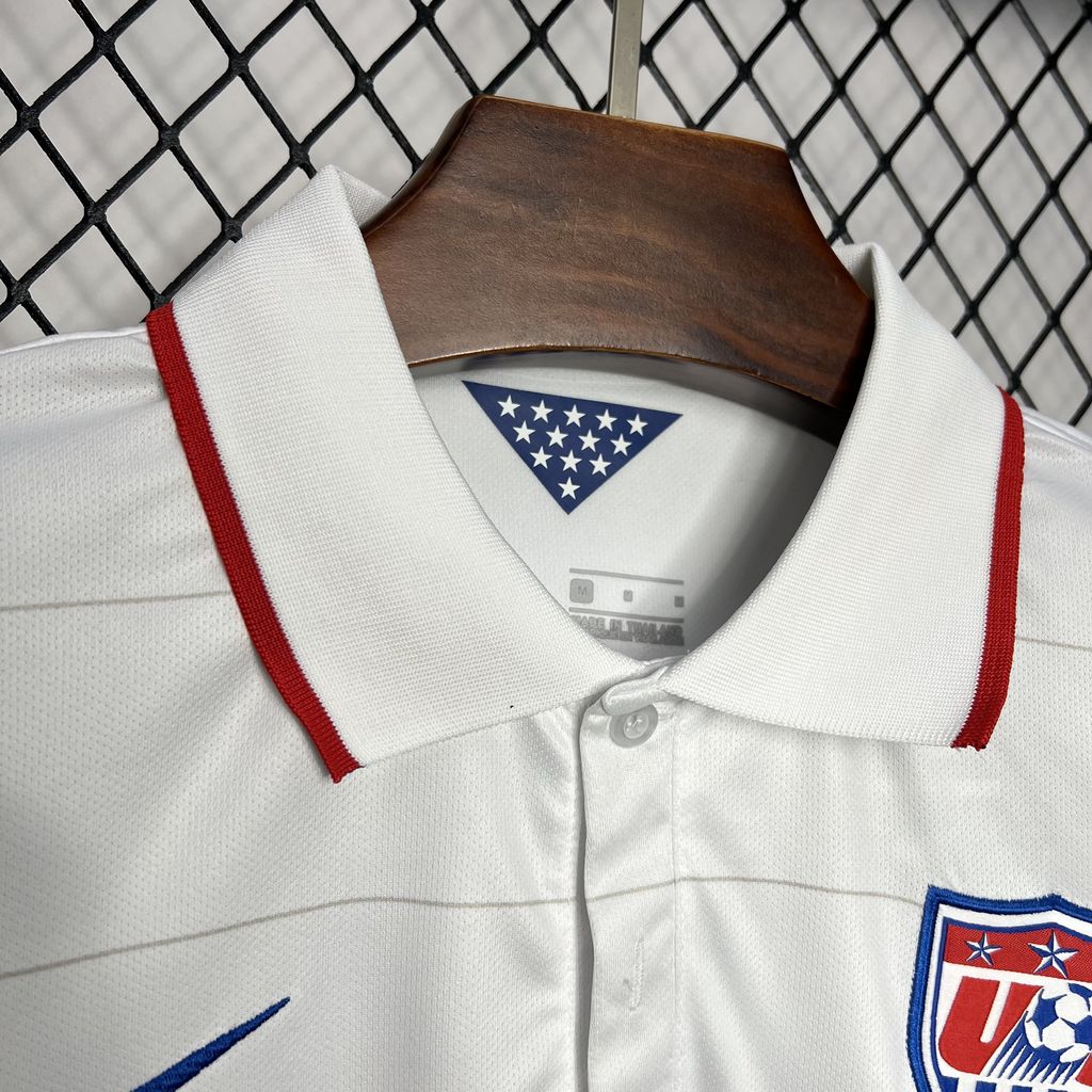 Higojerseys-Retro United States USA 2014 Home Stadium Jersey