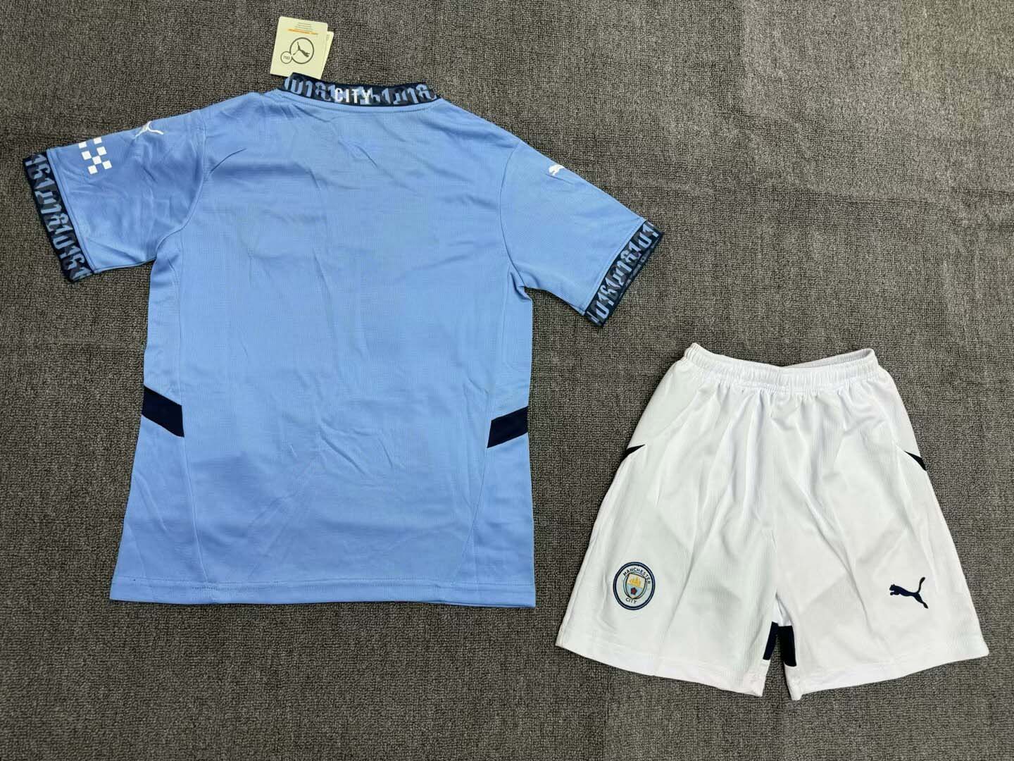 2024/2025 Manchester City Home Football Shirt 1:1 Thai Quality Kids Size:football jersey mysite: unitedjerseyfootball 邓江浪:football