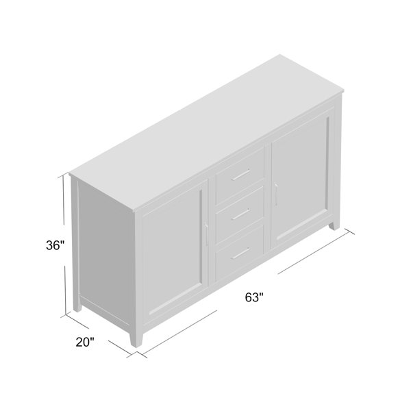 Baxter 3 - Drawer Dresser