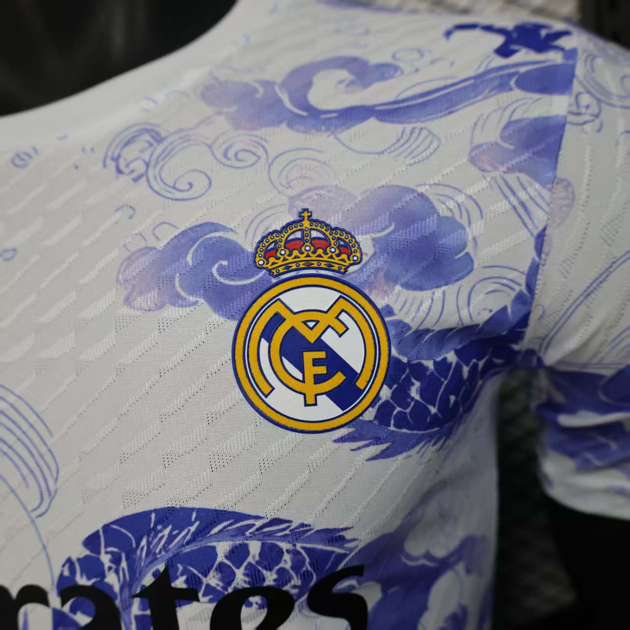 2025/2026 Player Version Real Madrid Special Edition White and blue Football Shirt 1:1 Thai Quality:football jersey mysite: unitedjerseyfootball 邓江浪:football