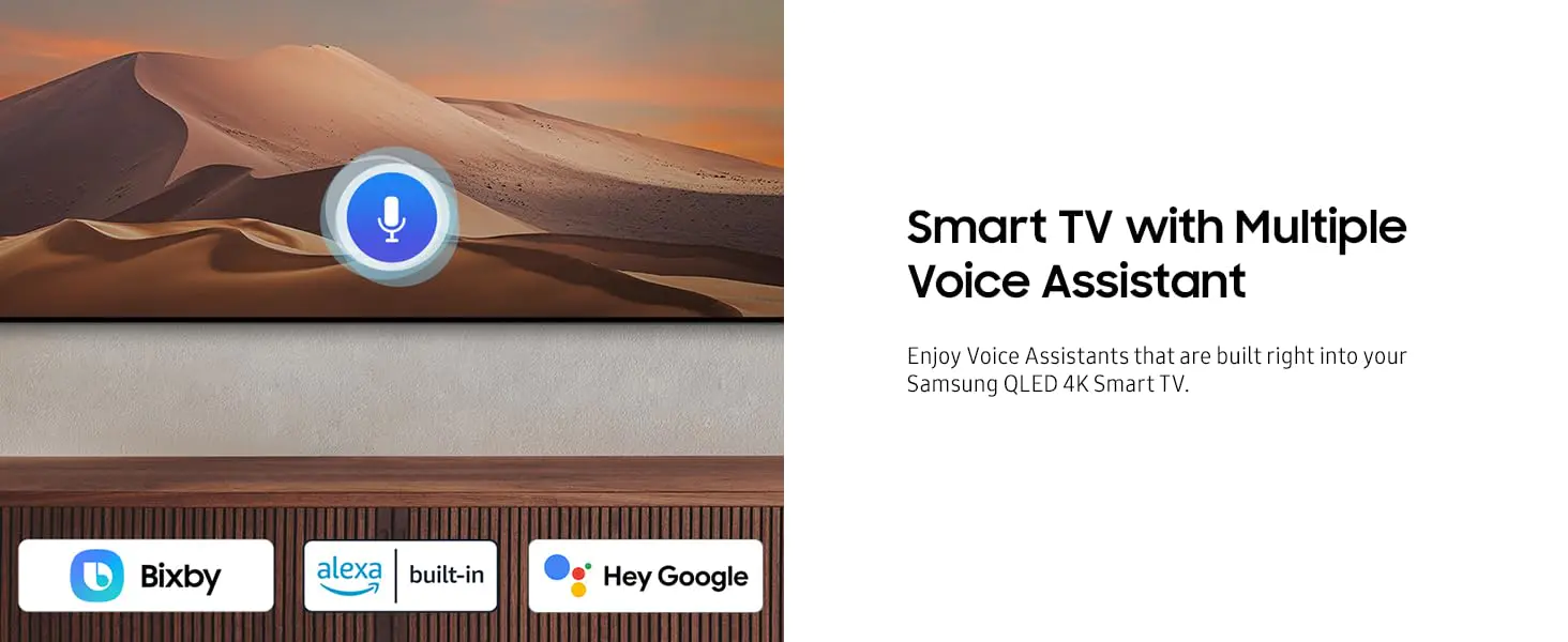 Smart TV with Multiple Voice Assistants